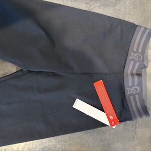 Good American Kids' Black Leggings with Branded Waistband